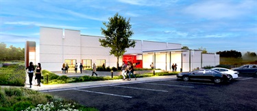 Additional Parking Lot & Entrance